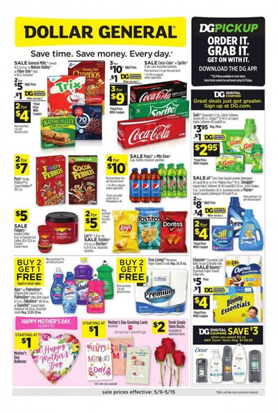 Dollar General (AZ, CO, NM, UT) Weekly Ad Flyer May 9 to May 15