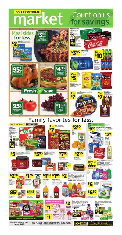 Dollar General (VA) Weekly Ad Flyer May 9 to May 15