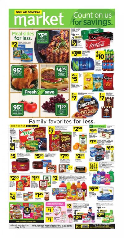 Dollar General (FL) Weekly Ad Flyer May 9 to May 15