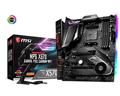 MSI Performance Gaming AMD Ryzen 2nd/3rd Gen X570 AM4 DDR4 HDMI PCIe 4 M.2 USB 3.1 CFX WiFi 6 Board Graphics ATX Motherboard