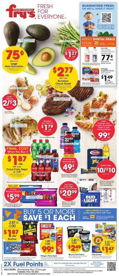 Fry’s (AZ) Weekly Ad Flyer May 12 to May 18
