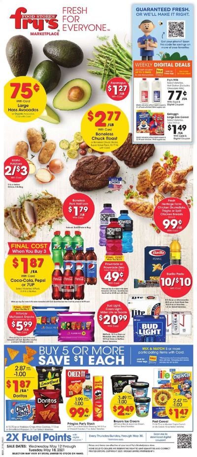 Fry’s (AZ) Weekly Ad Flyer May 12 to May 18