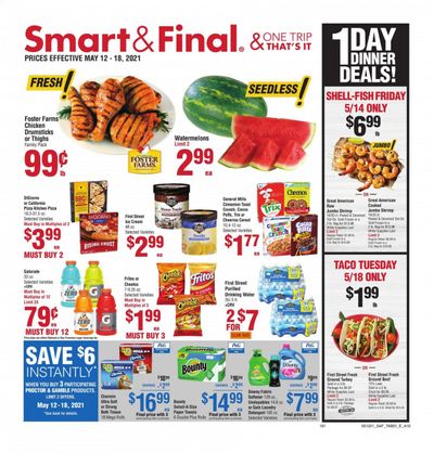 Smart & Final (AZ, CA) Weekly Ad Flyer May 12 to May 18