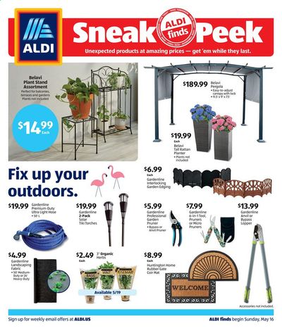 ALDI (KY, MI, MN, NJ, NY, OH, PA, VT, WV) Weekly Ad Flyer May 16 to May 22