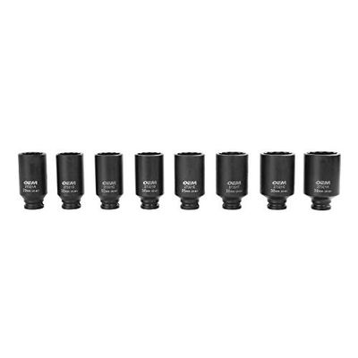 OEMTOOLS 27321 8 Piece Axle Nut Socket Set - 12 Pt.