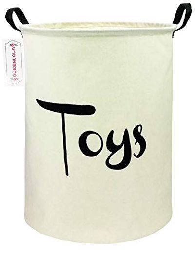 QUEENLALA Large Storage Bins，Storage Baskets，Waterproof Laundry Baskets，Storage Bin，Baby Basket，Toy Bin，Bedroom, Clothes,Baby Nursery，Gift Baskets,Laundry Hamper (Toys)