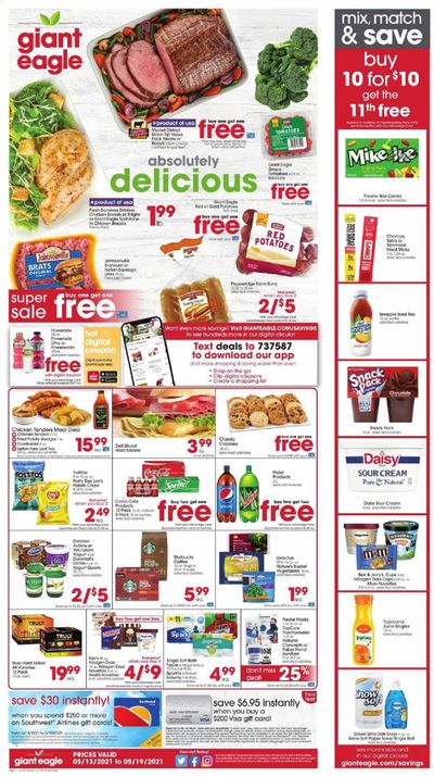 Giant Eagle (OH, PA) Weekly Ad Flyer May 13 to May 19