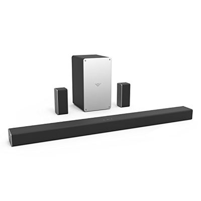 VIZIO SB3651-F6 36” 5.1 Channel Home Theater Surround Sound Bar with Bluetooth– Dolby Audio, DTS Virtual:X, Wireless Subwoofer, Works with Google Assistant, Wi-Fi, HDMI ARC, Optical, Display Remote