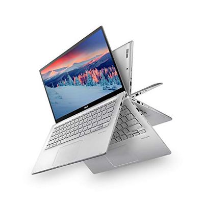 ASUS ZenBook Flip 14 Ultra Slim Convertible Laptop, 14” Full HD, AMD R7-3700U Processor, Radeon RX Vega 10 graphics, 12GB RAM, 512GB PCIe SSD, Windows 10 Pro - UM462DA-AB71-CA, Light Grey