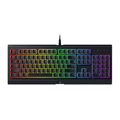 Razer Cynosa Chroma Gaming Keyboard: Customizable Chroma RGB Lighting - Individually Backlit Keys - Spill-Resistant Design - Programmable Macro Functionality