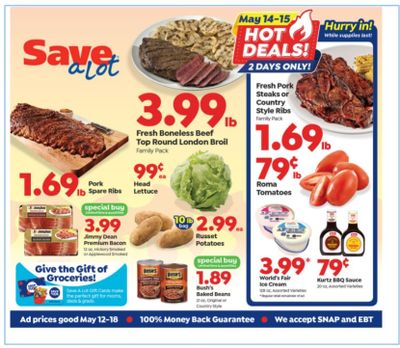Save a Lot Weekly Ad Flyer May 12 to May 18