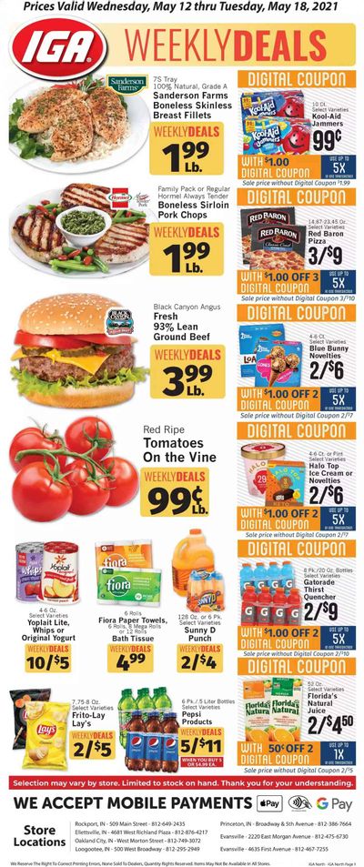IGA Weekly Ad Flyer May 12 to May 18