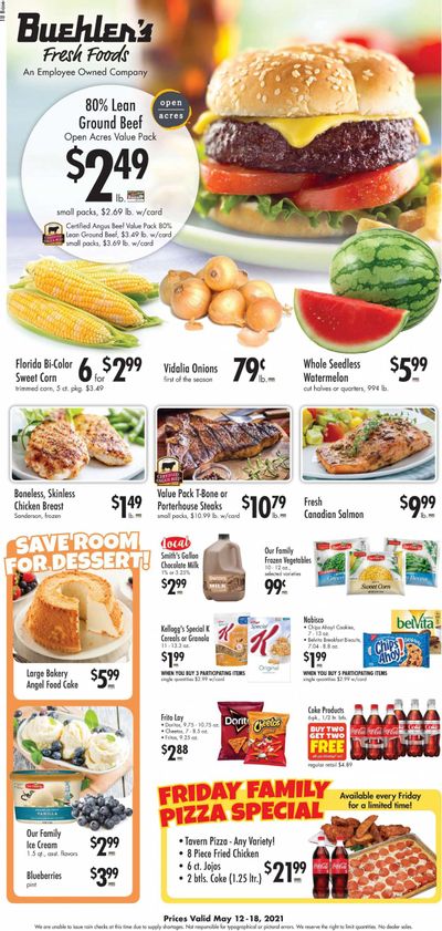 Buehler's (OH) Weekly Ad Flyer May 12 to May 18