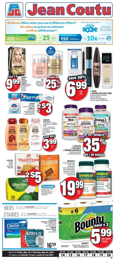 Jean Coutu (NB) Flyer May 14 to 20