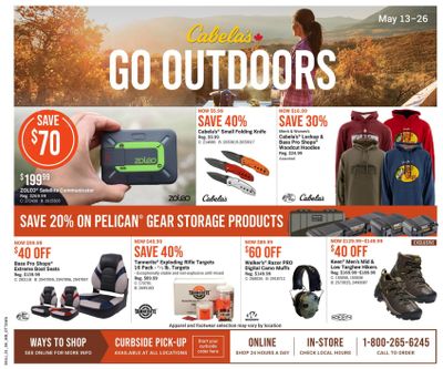Cabela's Flyer May 13 to 26