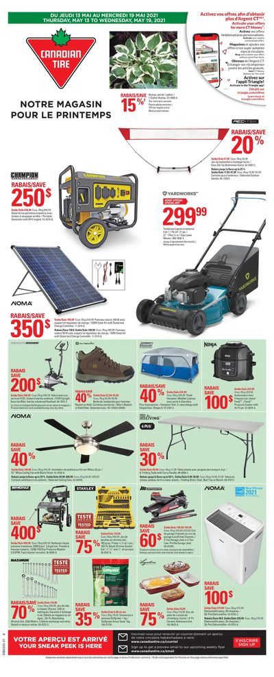 Canadian Tire (QC) Flyer May 13 to 19