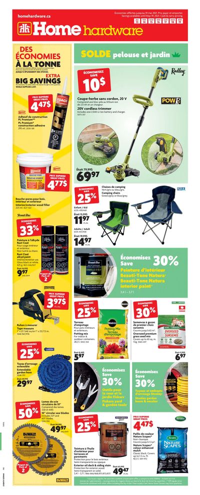 Home Hardware (QC) Flyer May 13 to 19