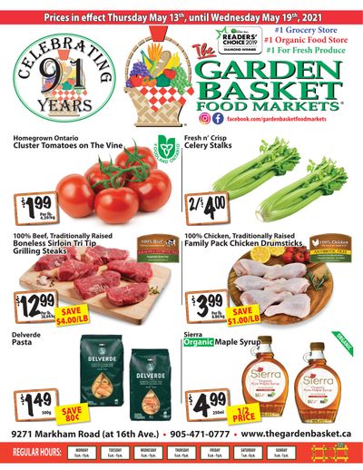 The Garden Basket Flyer May 13 to 19