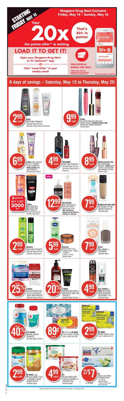 Shoppers Drug Mart (West) Flyer May 15 to 20