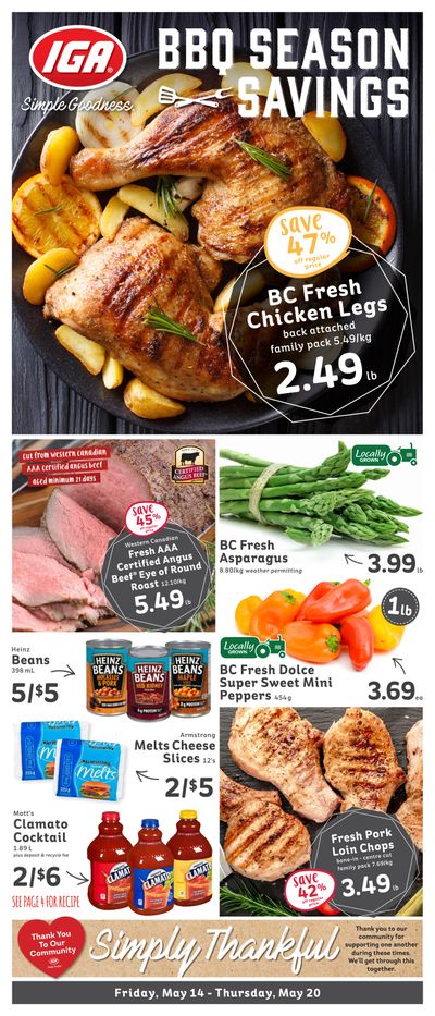 IGA Stores of BC Flyer May 14 to 20