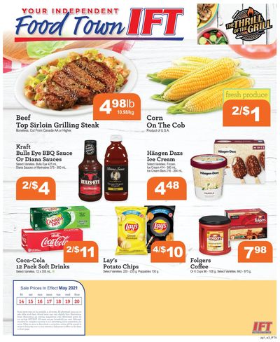 IFT Independent Food Town Flyer May 14 to 20