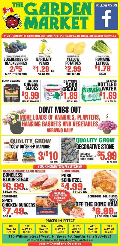 The Garden Market Flyer May 14 to 20