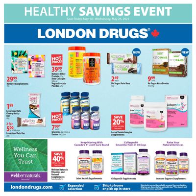 London Drugs Healthy Savings Event Flyer May 14 to 26