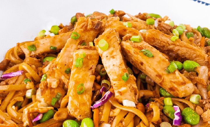 Kung Pao Noodles with Chicken at Red Lobster Kung Pao Noodles with Chicken at Red Lobster