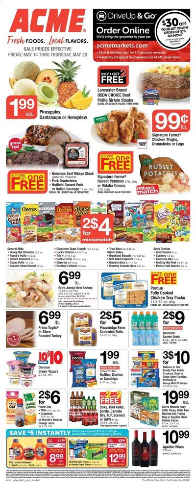 ACME (DE, NJ, NY, PA) Weekly Ad Flyer May 14 to May 20