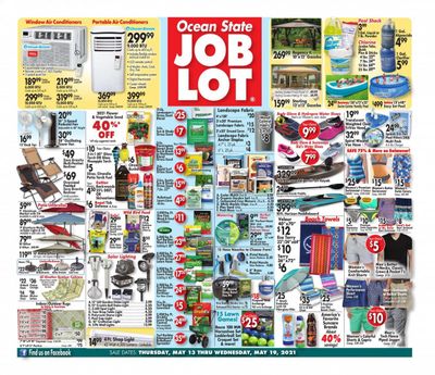 Ocean State Job Lot (CT, MA, ME, NH, NJ, NY, RI) Weekly Ad Flyer May 13 to May 19