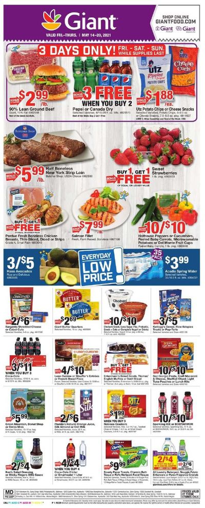 Giant Food (DE, MD, VA) Weekly Ad Flyer May 14 to May 20