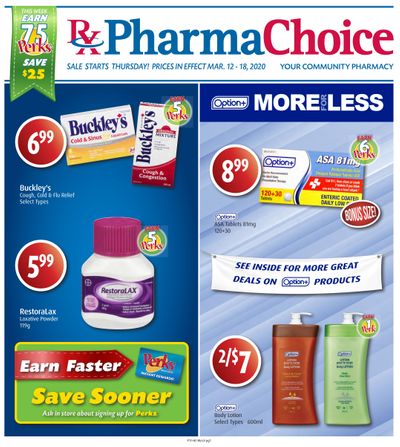 PharmaChoice (BC, AB, SK & MB) Health Centre Flyer March 12 to 18