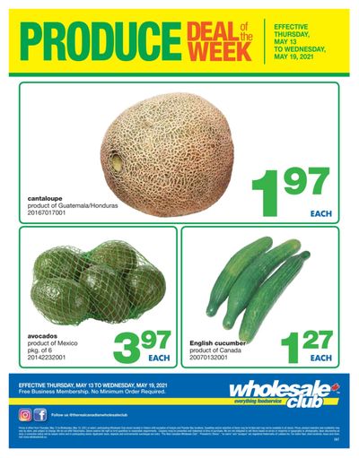 Wholesale Club (ON) Produce Deal of the Week Flyer May 13 to 19