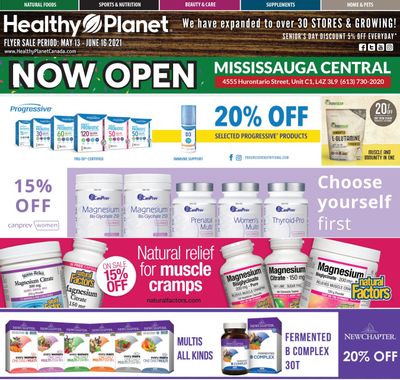 Healthy Planet Flyer May 13 to June 16