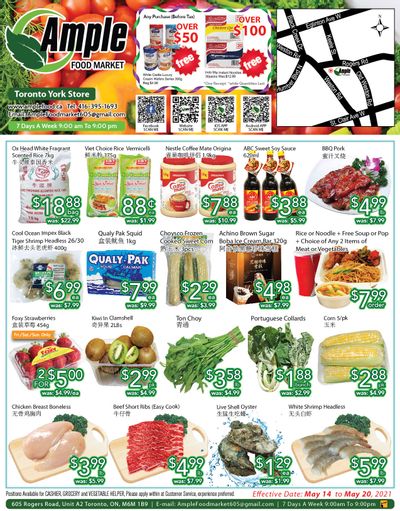 Ample Food Market (North York) Flyer May 14 to 20