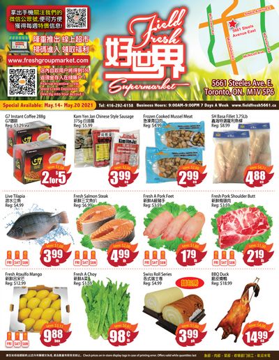 Field Fresh Supermarket Flyer May 14 to 20