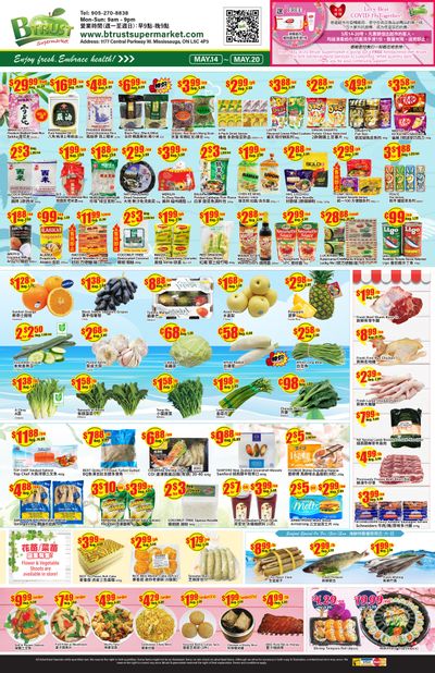 Btrust Supermarket (Mississauga) Flyer May 14 to 20