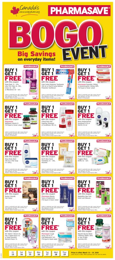 Pharmasave (BC) Flyer March 13 to 19