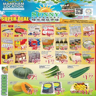 Sunny Foodmart (Markham) Flyer May 14 to 20