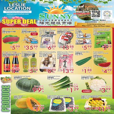 Sunny Supermarket (Leslie) Flyer May 14 to 20