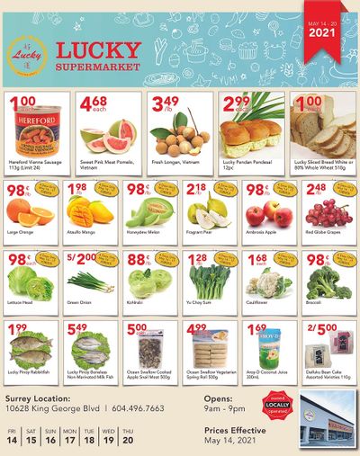 Lucky Supermarket (Surrey) Flyer May 14 to 20
