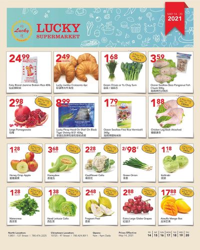 Lucky Supermarket (Edmonton) Flyer May 14 to 20