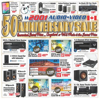 2001 Audio Video Flyer May 14 to 20