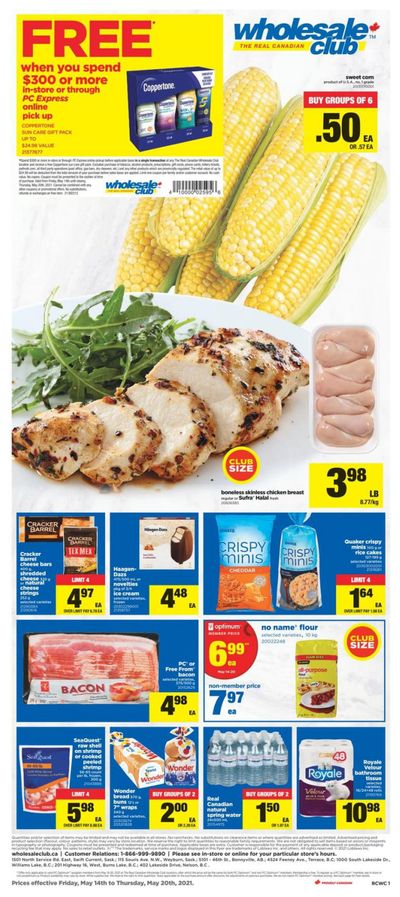 Real Canadian Wholesale Club Flyer May 14 to 20