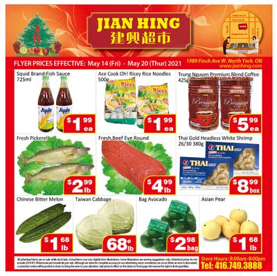 Jian Hing Supermarket (North York) Flyer May 14 to 20