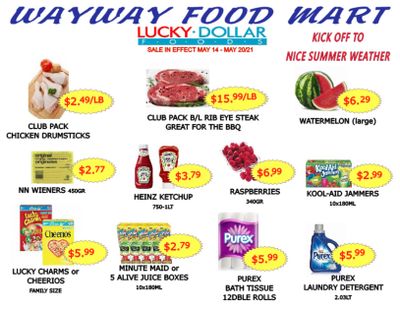 WayWay Food Mart Flyer May 14 to 20