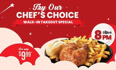 Chef’s Choice Walk-In Takeout Special at Swiss Chalet