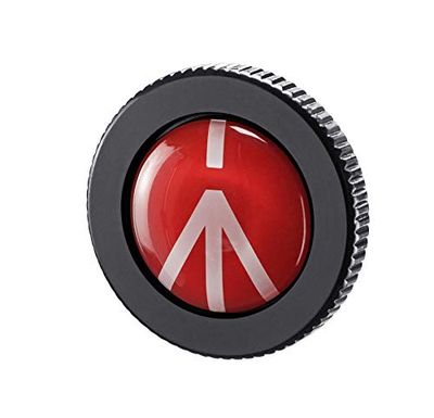 Manfrotto Compact Solid Aluminum Compact Quick Release Plate for Compact Action Tripod, Black (Round-PL)