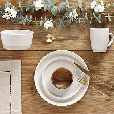 Safdie Premium Dinnerset Dinner Set Premium Dinnerware Set, Cream