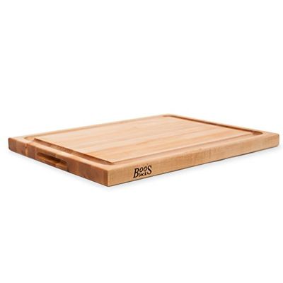 John Boos CB1054-1M2418150 Cutting Board, 24 Inches x 18 Inches, Maple with Juice Groove